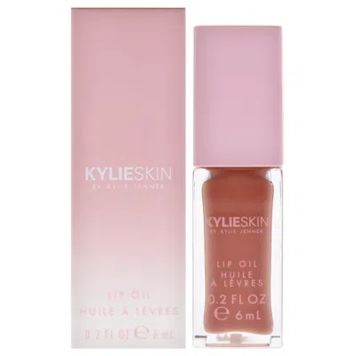 Kylie Cosmetics Ladies Lip Oil 0.2 oz Cream Brulee Makeup 099350214993 In Brown