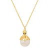 Kylie Harper 14k Gold Over Silver Octopus Pearl Pendant Necklace In Gold Tone