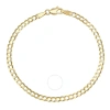 Kylie Harper 3.25mm Miami Cuban Curb Chain Bracelet In 14k Yellow Gold In Gold-tone
