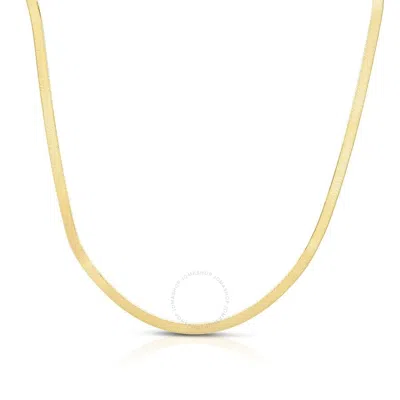 Kylie Harper Ladies 14k Gold 4.6mm Imperial Herringbone Chain Necklace