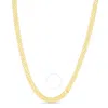 Kylie Harper Ladies 14k Gold 4.7mm Bismark Chain Necklace In Gold