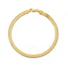 Kylie Harper Ladies 14k Gold Imperial Herringbone Chain Bracelet In Gold