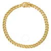 Kylie Harper Men's Thick 14k Gold 5.5mm Miami Cuban Curb Link Bracelet With Box Clasp In Yellow