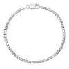 Kylie Harper Mens 8.5" Italian Round Box Chain Bracelet In Sterling Silver