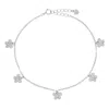 Kylie Harper Sterling Silver Diamond Cz Butterfly Charm Bracelet In Silver-tone