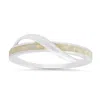 Kylie Harper Sterling Silver Opal Wave Ring In Brown