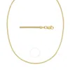 Kylie Harper Unisex 14k Gold 2mm Snake Chain Necklace In Gold