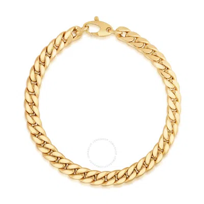 Kylie Harper Unisex 14k Gold Thick 6mm Miami Cuban Curb Chain Bracelet