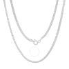 KYLIE HARPER KYLIE HARPER UNISEX ITALIAN STERLING SILVER BOX FRANCO CHAIN - 18"-24"