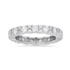 Kylie Harper Women's Diamond Cz Eternity Band Ring In Sterling Silver In Metallic