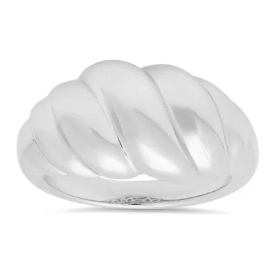 Kylie Harper Women's Domed Shrimp Statement Ring In Sterling Silver