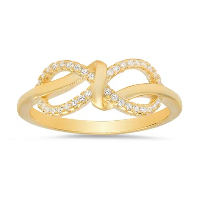 Kylie Harper Women's Gold Infinity Love Knot Ring