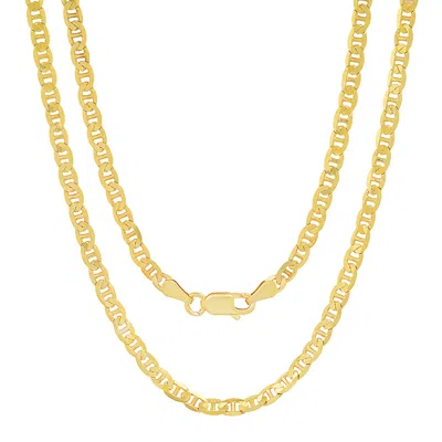 Kylie Harper Women's Gold Italian Petite 3.3mm Gucci/mariner Chain Necklace - Unisex - 18" - 24"