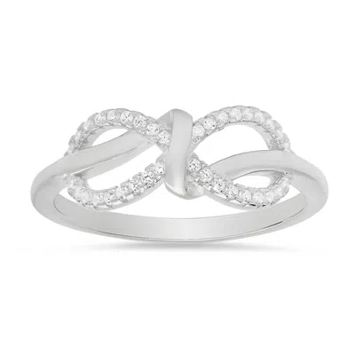 Kylie Harper Women's Infinity Love Knot Ring In Sterling Silver