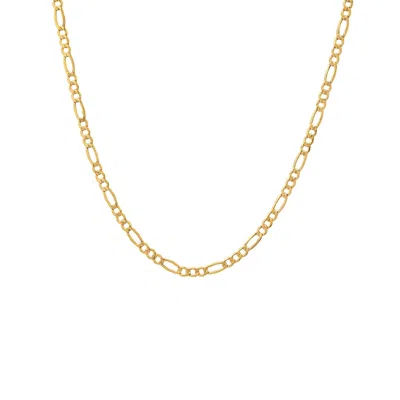 Kylie Harper Women's Solid Gold Figaro Chain Necklace In Gray