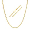 Kylie Harper Women's Unisex 14k Italian Gold 2.25mm Gucci Mariner Chain Necklace 18"-24"