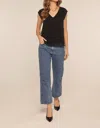 Kylie Paige Chelsi Chiffon Barbie V-neck Tank Top - Plus In Black