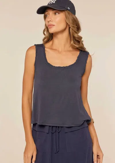 Kylie Paige Clara Tank Top In Idigo In Multi
