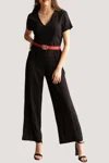 Kylie Paige Farrah Jumpsuit In Black In Black