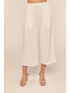 Kylie Paige Justyne Linen Pant In Cream In White