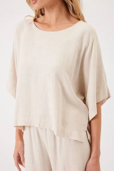 Kylie Paige Kim Short Sleeve Shirt In Khaki