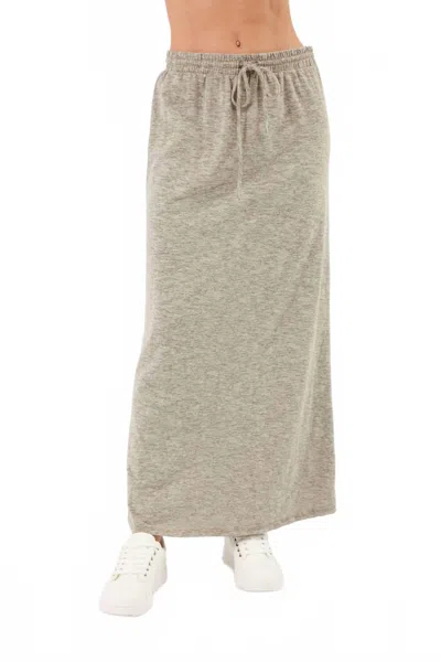 Kylie Paige Lucy Maxi Skirt In Grey In Gray