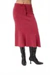 Kylie Paige Maura Midi Skirt In Sparkle In Multi