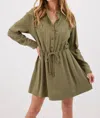 Kylie Paige Rosabella Mini Dress In Green