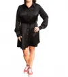 Kylie Paige Stone Mini Dress In Black In Black