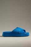 Kyma Chios P Slide Sandals In Blue