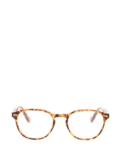Kyme Caleb Square-frame Glasses In Brown