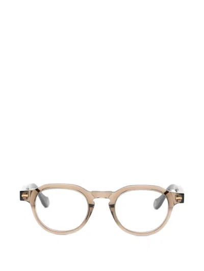 Kyme Damiano Round-frame Glasses In Gray