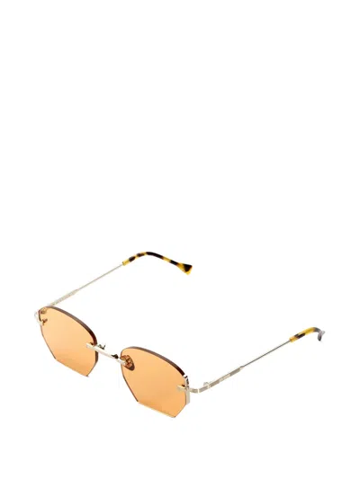 Kyme Ezra Geometric-frame Sunglasses In Multi