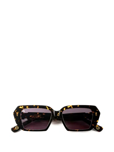 Kyme Geometric Sunglasses In Brown