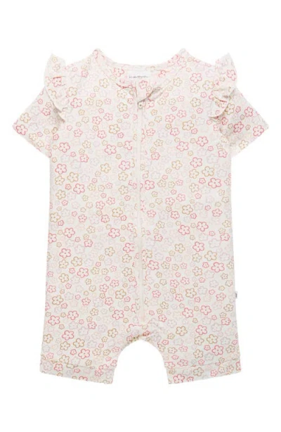 Kynd Baby Day Or Night Frill Short Sleeve Romper In Pink