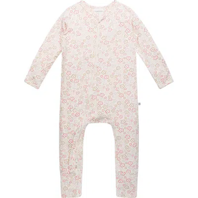 Kynd Baby Day Or Night Romper In Pink
