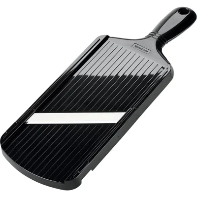 Kyocera Advanced Ceramic Double-edged Mandolin Slicer With Guard In Black