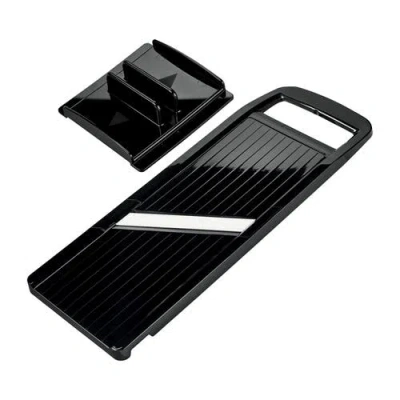 Kyocera Advanced Ceramics Adjustable Wide Slicer W/ Handguard, Black