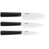 Kyocera Innovationwhite® 3 Piece Ceramic Knife Set In Black