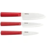 Kyocera Innovationwhite® 3 Piece Ceramic Knife Set In Red