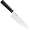 Kyocera Innovationwhite 7-inch Ceramic Chef's Knife, White Blade With Non-slip Black Handle In Black