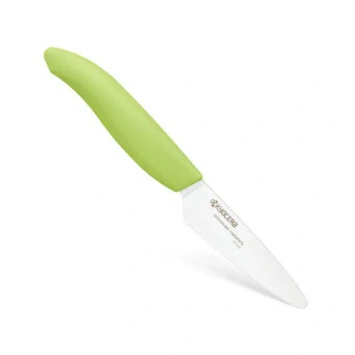 Kyocera Revolution Ceramic 3 Inch Paring Knife In Green