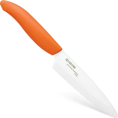 Kyocera Revolution Ceramic 4.5-inch Utility Knife In Orange