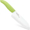 Kyocera Revolution Ceramic 5-1/2 Inch Santoku Knife In Green