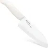 Kyocera Revolution Ceramic 5-1/2 Inch Santoku Knife In White
