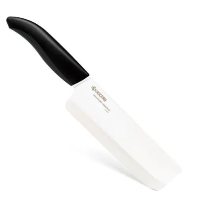 Kyocera Revolution Ceramic 6 Inch Nakiri Knife In Black