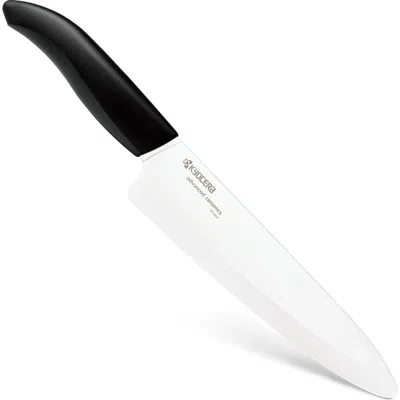 Kyocera Revolution Ceramic 7 Inch Chef's Knife In Black