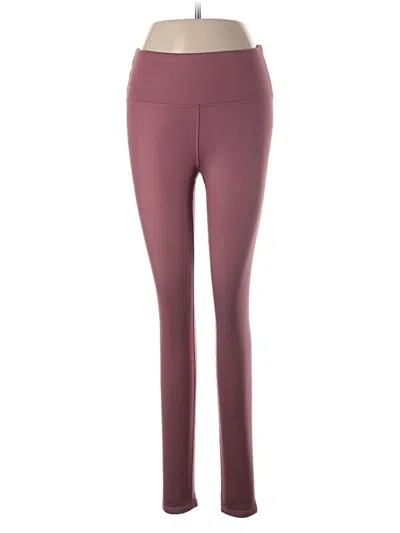 Pre-owned Kyodan Active Pants In Burgundy