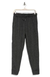 Shop Kyodan Bonded Faux Shearling Lined Joggers In Black