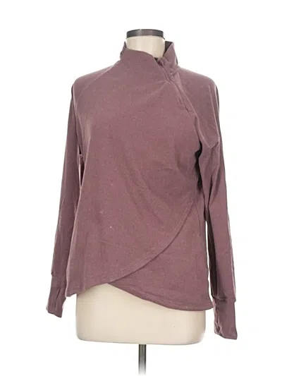 Pre-owned Kyodan Cardigan Sweater In Burgundy